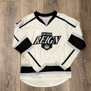 CCM Ontario Reign Black and White Jersey
